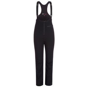 Ferra Vintage Women's Insulated High Waist Ski Bib Pants Black Size 10